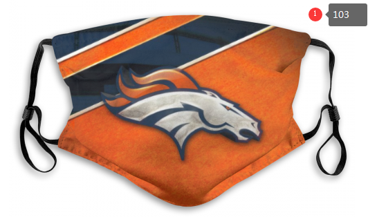 NFL Denver Broncos #3 Dust mask with filter